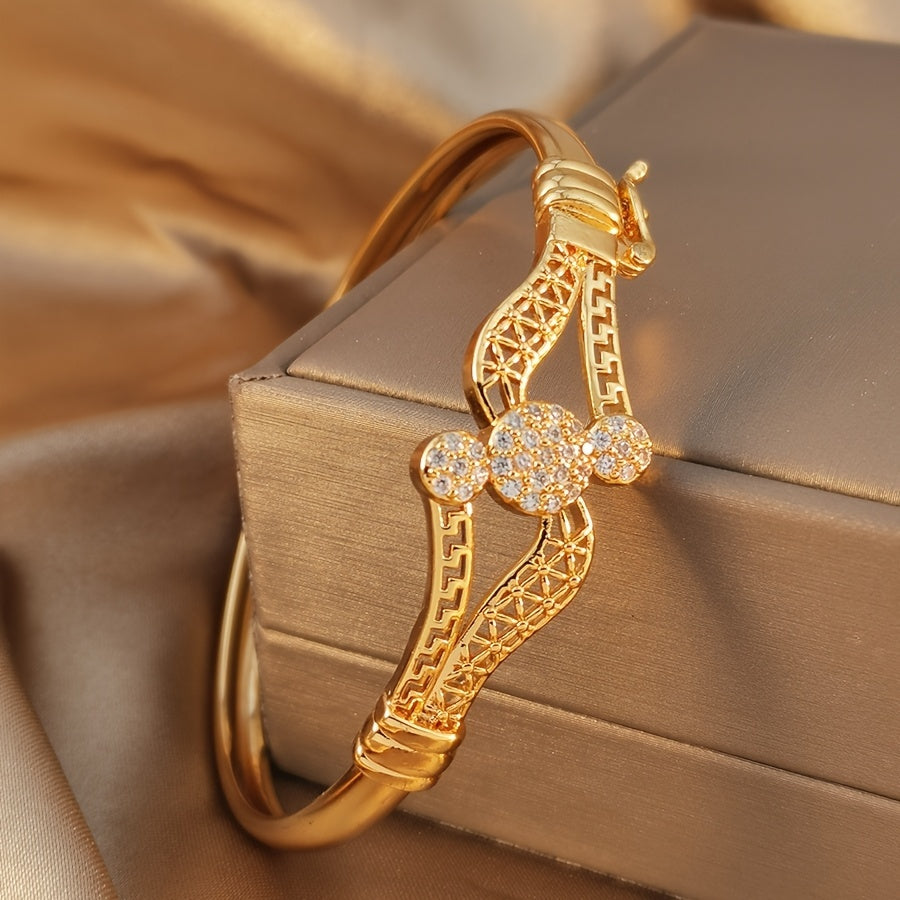 Summer Fashion Multicolor Geometric Cubic Zirconia Ladies' Bracelet