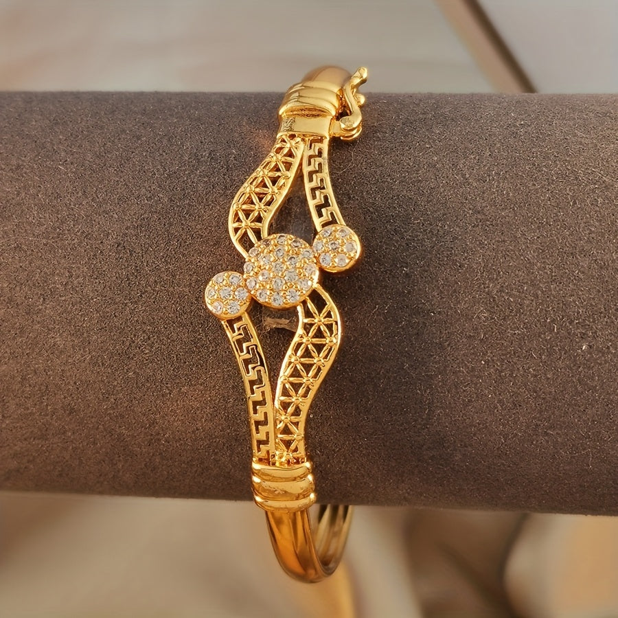 Summer Fashion Multicolor Geometric Cubic Zirconia Ladies' Bracelet