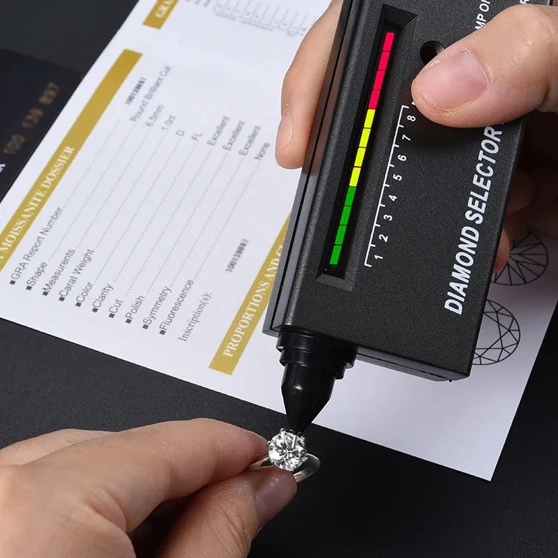 Moissanite Diamond Ring for Women Engagement Promise