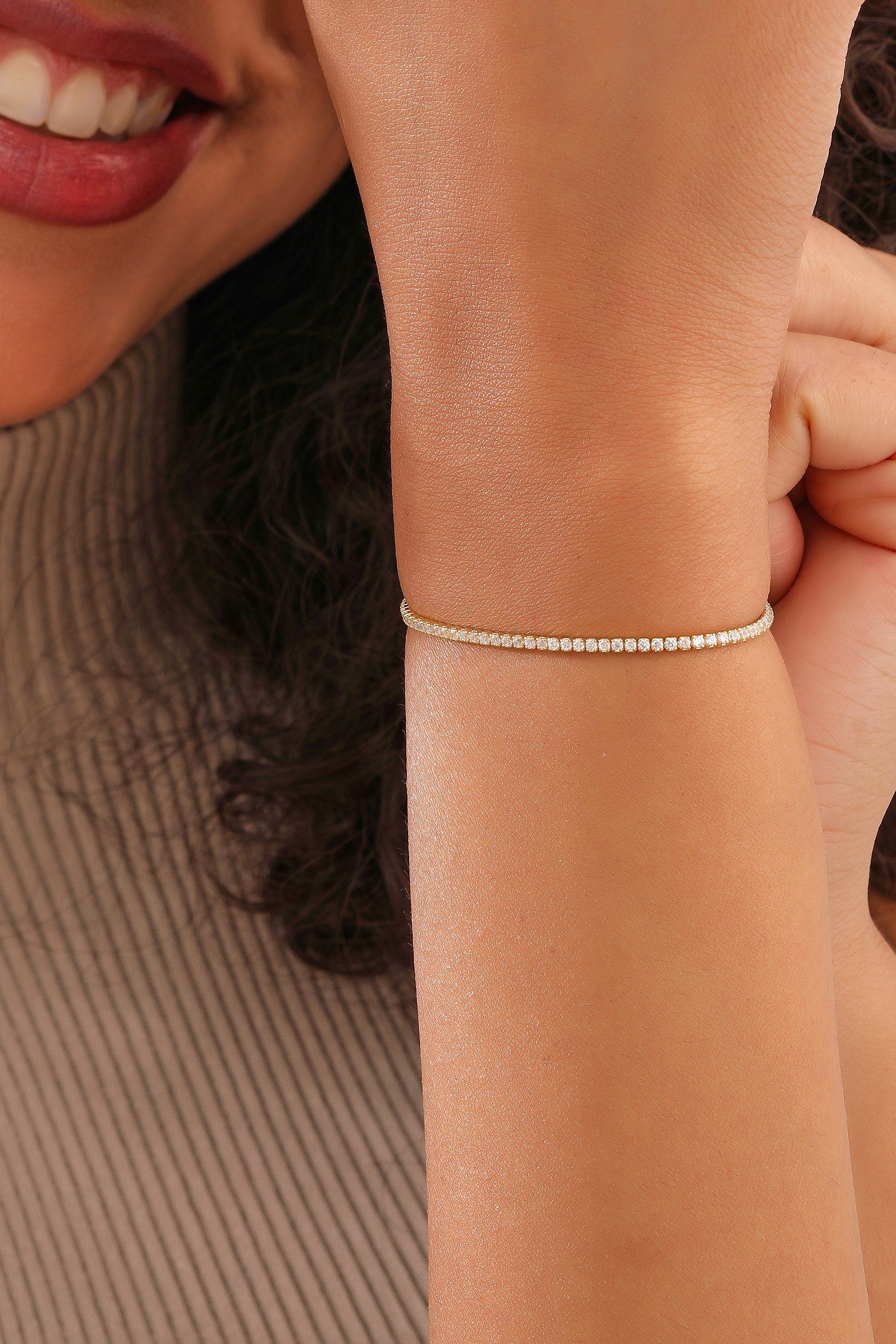 Radiant Grace Tennis Bracelet – a Sparkle of Elegance, Made to Remember